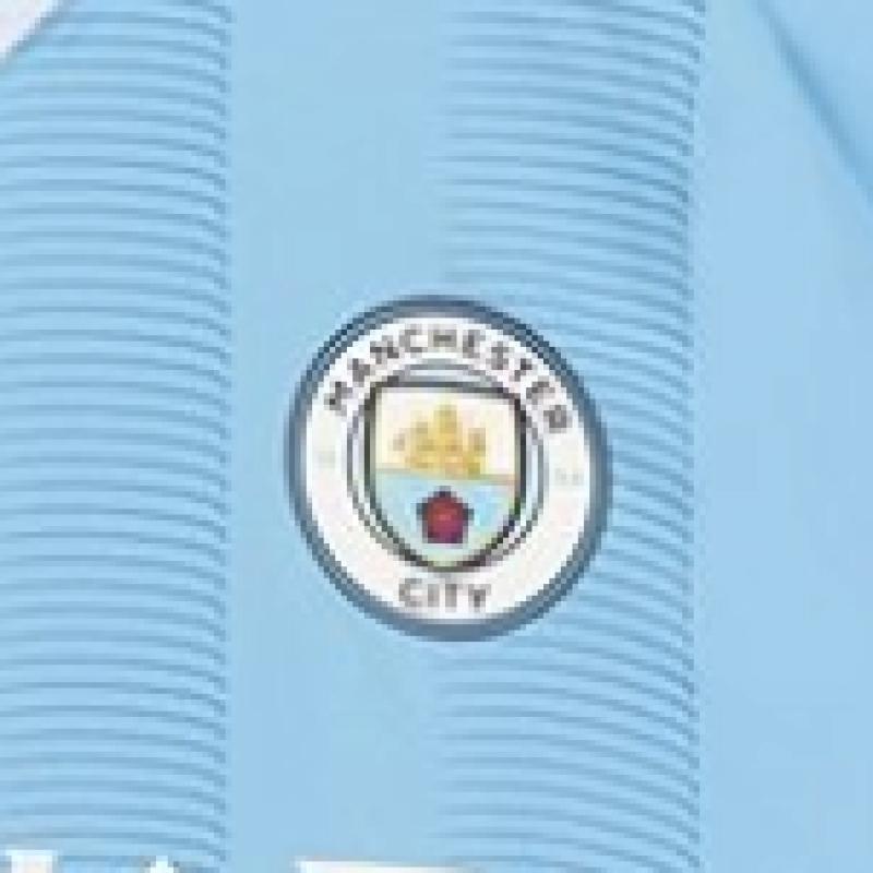Puma Футболка с коротким рукавом Man City, оригинальная домашняя футболка Manchester City 2023 24