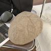 Lightweight Vintage Beret Cotton Linen Cap Uv Protection  Unisex Gift Design