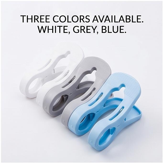 Large Anti-Slip Double Clip Quilt Clips, Windproof Durable Clothes Pegs for Laundry, Home Use & Storage Organization