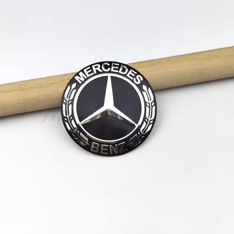 4 шт. 56 мм Наклейка на центральный колпачок колеса автомобиля Аксессуары Mercedes Benz AMG W204 GLC CLA Brabus Smart Maybach W205 W203 W206