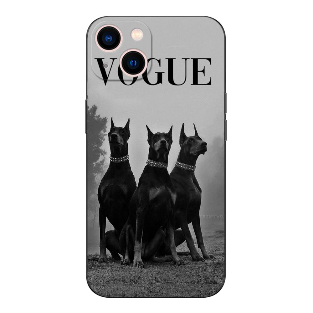 Black Tpu Case For Oneplus 8 Pro 8t 9 9R Nord 2 Ce N10 N100 N200 4G 5G  Doberman