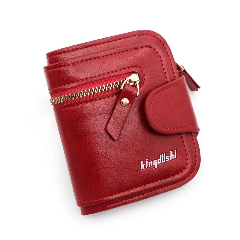 Новый женский короткий кошелек корейской версии с несколькими отделениями для карт и кошельком большой емкости