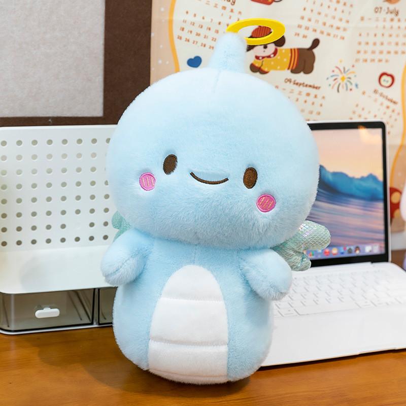 Плюшевая игрушка Ангел Дельфин, мультяшное животное, мягкая набивная кукла, детский праздничный подарок