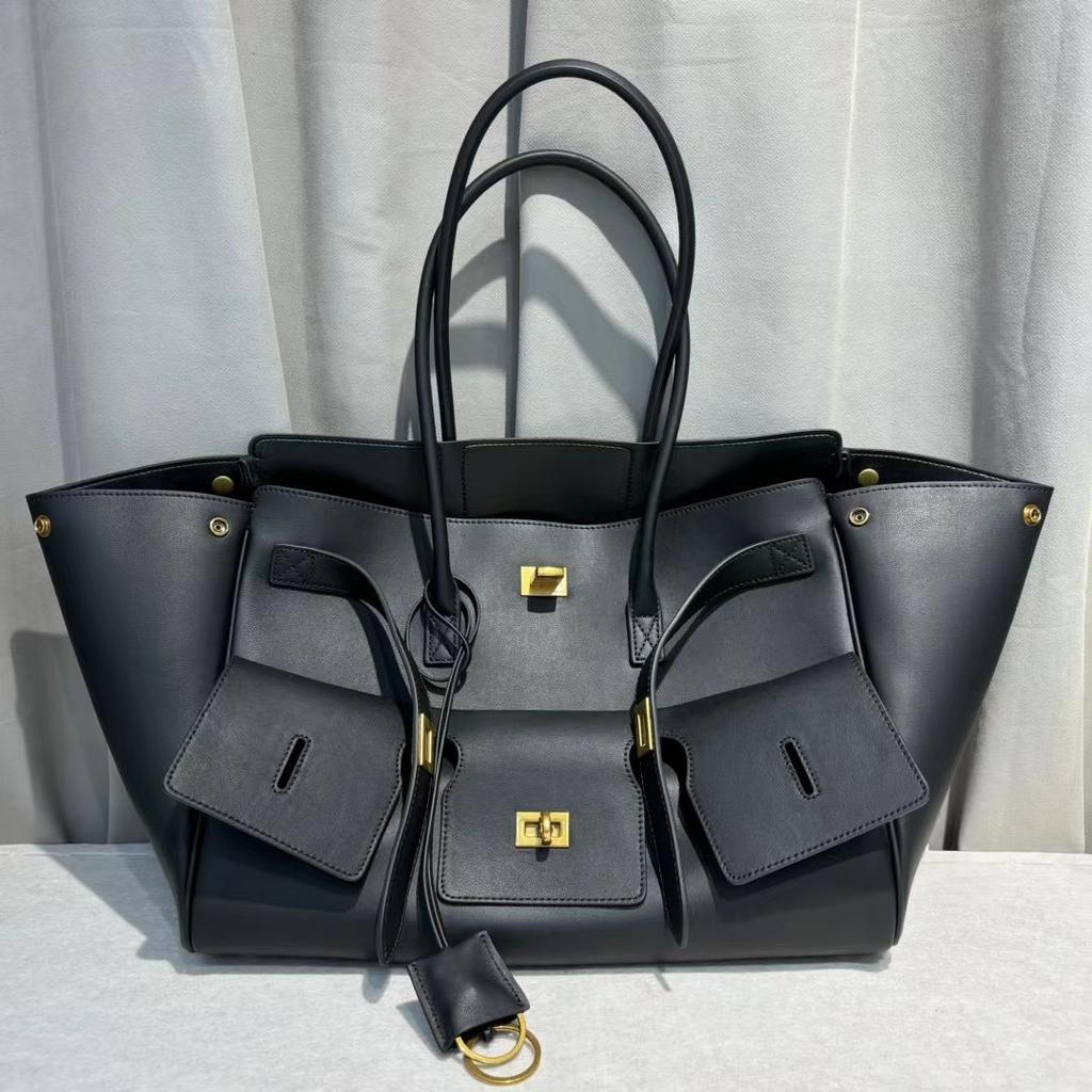 Большая вместительная официальная сумка для документов, персонализированная кожаная женская сумка-тоут, модная сумка на одно плечо для поездок на работу и обратно