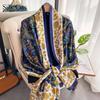 High-quality Luxurious Silk Scarves Headband Scarfs Neck Scarf For Women Chain Silk Scarf Women's Decorative Shawl