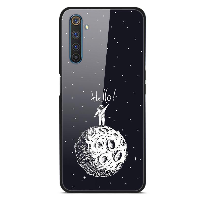 Для OPPO Realme XT Закаленное Стекло Чехол Мягкий Бампер Жесткий Funda Для OPPO Realme 6 Pro Realme X2 XT Чехол для Телефона Realme6 Задняя Крышка