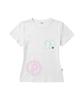 PAGESIISII Pp Applique Print Slim Fit Short Sleeve T-Shirt [2 Colors]