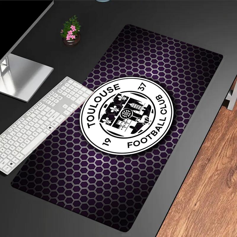 Toul-ouse Crest Design Mouse pad, Gaming Mouse Pad, keyboard pad, Desk Decor for computer notebook Fan Gift Birthday Gift
