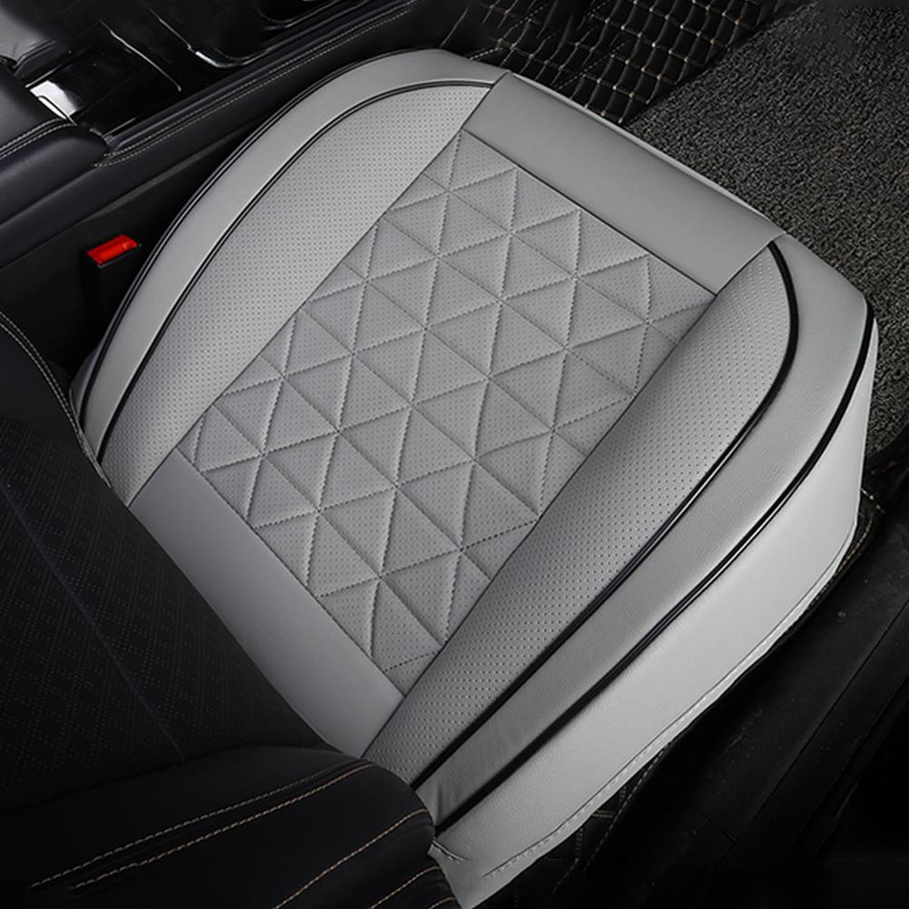 Чехол на переднее сиденье автомобиля из искусственной кожи, подушка для сиденья автомобиля, универсальные автомобильные аксессуары, защитный коврик для сиденья Q0O4