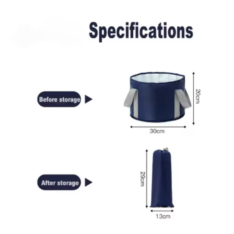 Портативная складная ванна для ног с функцией сохранения тепла, многофункциональная, глубокая, с алюминиевой пленочной изоляцией