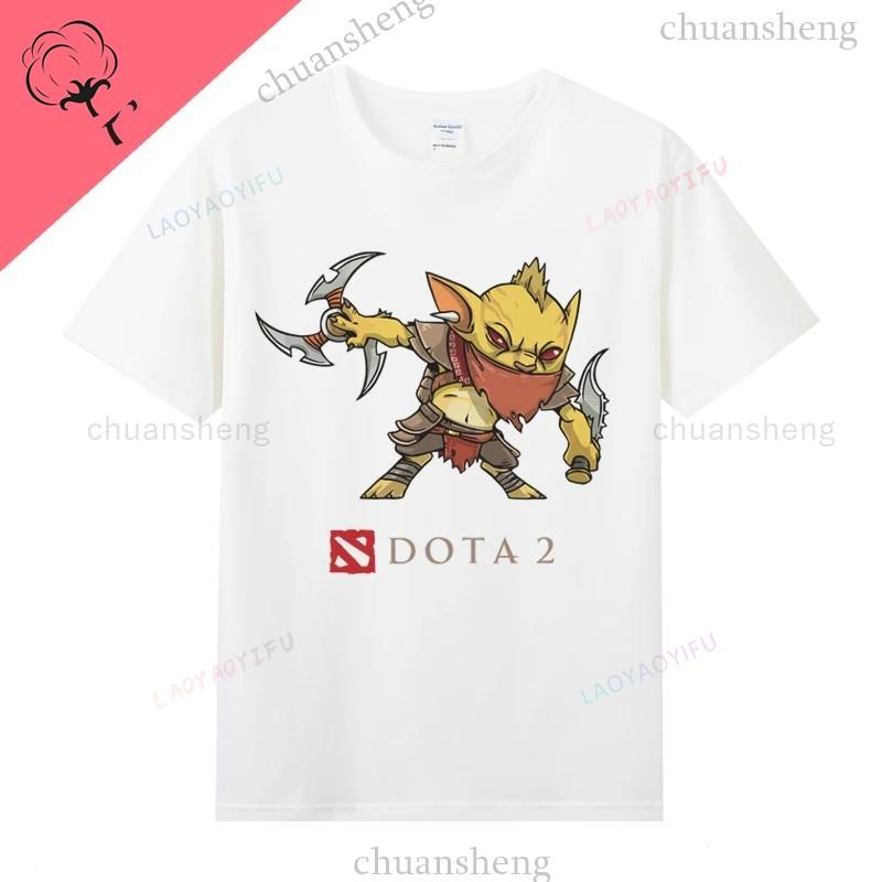 Игровая футболка Dota2 Футболка с принтом героя игры Топ Shadow Fiend Pudge Axe Slardar Sven Wraith King Cent Phoenix Унисекс Одежда