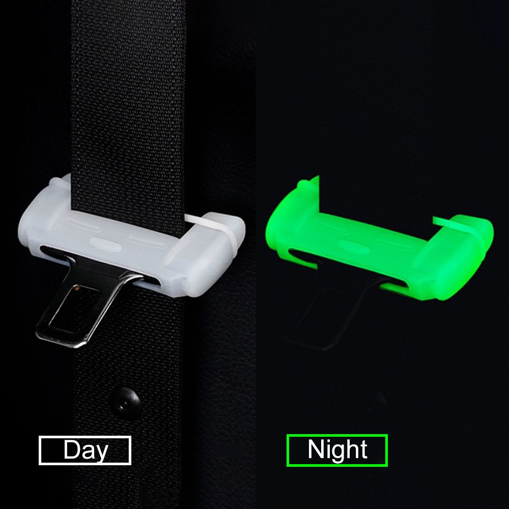 Avoidance Case Silicone Buckle Clip Protector Anti-Scratch Cover Car Seat Belt Safety Accessories
