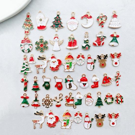 50 шт., кулон из смешанного сплава, рождественские подвески, ювелирные изделия ручной работы, подвески для браслета, ожерелья, сережек, сделай сам