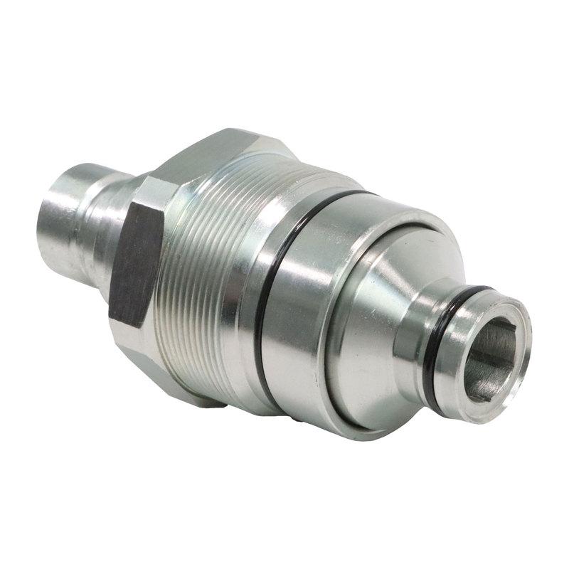 PANGOLIN 48mm Male Hydraulic Quick Connect Coupler 7246799 For Excavator Bobcat T180 T190 T200 T250 T300 T320 E32 E32i E34 E35