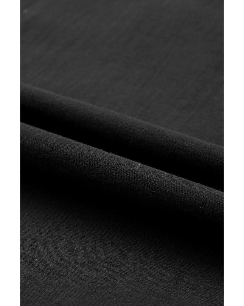 Azura Exchange Блузка с вышитыми воланами и рукавами-фонариками