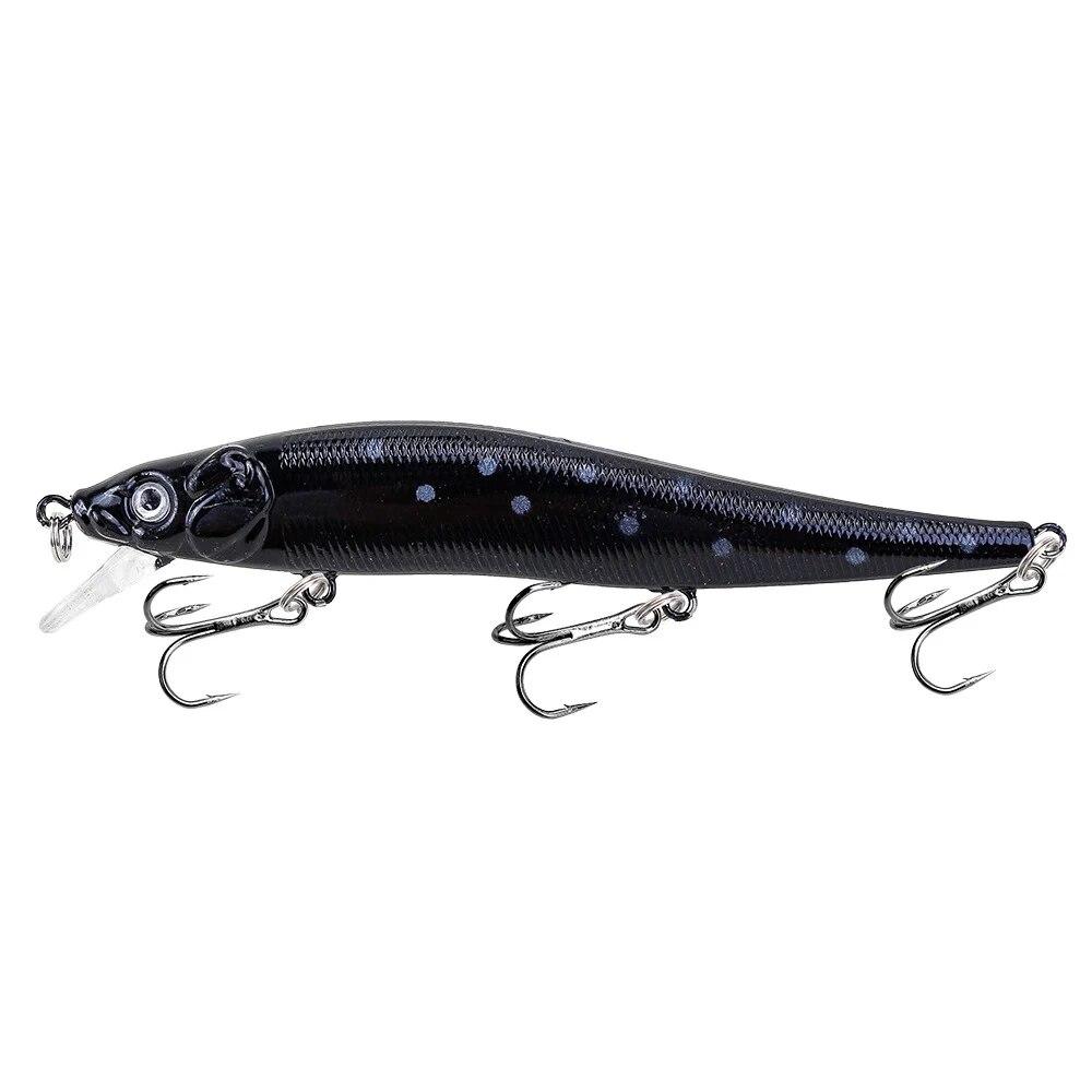 1 шт., рыболовная приманка, 115 мм, воблеры Minnow Crankbait, 3D глаза, искусственная приманка для окуня, приманка для щуки и карпа, наживка для плавания, рыбалка Pesca, окунь, аксессуары для плавания