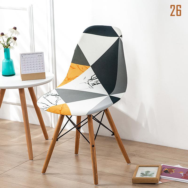 1 шт банкетный чехол для стула в виде ракушки безрукий чехол для стула съемный моющийся домашний отель