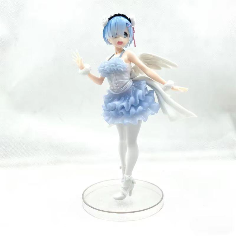 Аниме ESPRESTO Re: ZERO Ангел Рем и Рам Фигурка Действия Коллекционная Модель Игрушка - Начиная Жизнь в Другом Мире Фигурка Рем Рам