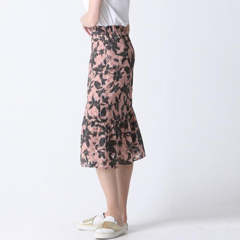  She S miSS Женственная юбка-миди с цветочным принтом Mood