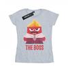 Womens/Ladies Inside Out Anger The Boss Cotton T-Shirt