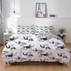 French Bulldog Bedding Set Cartoons Puppy Children Bedclothes Cute Duvet/Quilt Cover And Pillowcase Kawaii Boys Girls