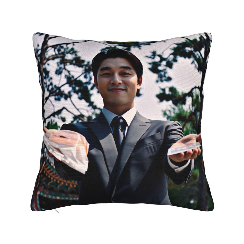 Gong Yoo Pillow Case Soft Pillow Cover For Living Room Bed Chair Fashion Pillowcases