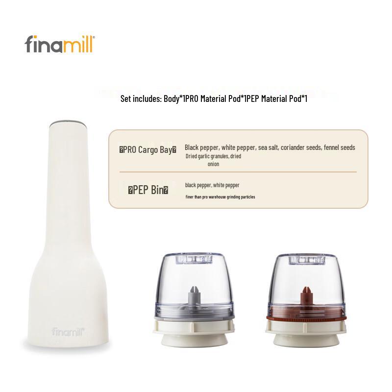 FINAMILL Rechargeable Electric Spice Grinder