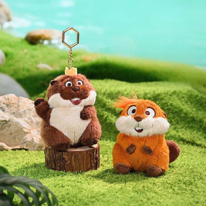 Hoppers Mabel King George Allen Bear Plush Keychain With Cartoon Animal Design For Collectors