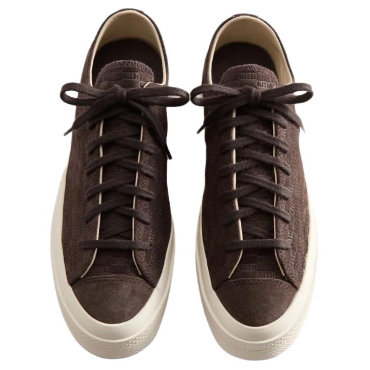 KITH x Converse Chuck 70 Низкие Кеды для Скейтборда Унисекс Коричневые A17717C