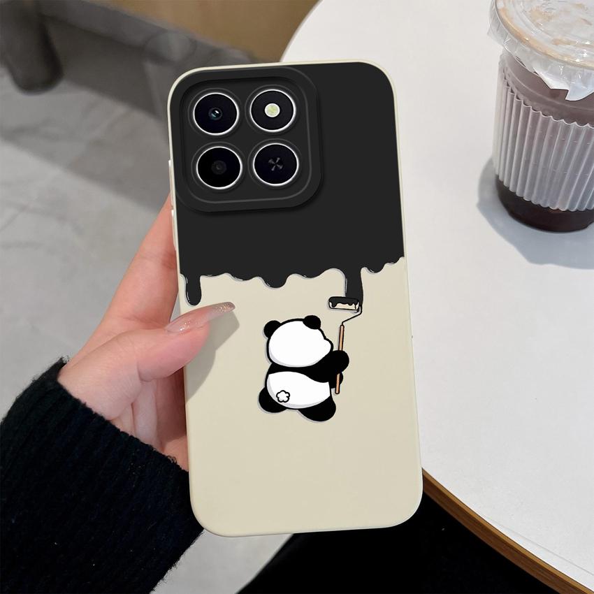 Для Huawei Honor X6C X7C 400 Pro Lite Чехол для телефона Милые розовые облачные узоры Жидкий силикон Недавно обновленные Противоударные Защитные чехлы Для Huawei Чехол