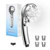 [.co.jp Exclusive] Micro Nano Bubble Shower Head, 2025 Innovative Model, Saves 90% On Water, Features 6 Water Flow Levels, High Water Pressure, and Ul