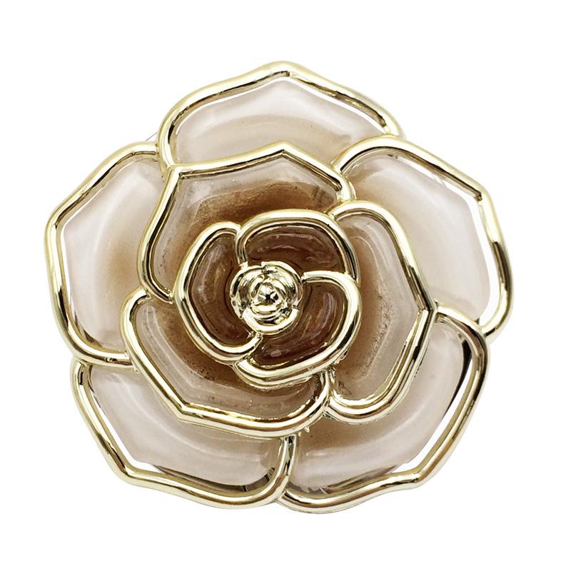 Foldable Rose Flower Handbag Hanger: Metal & Plastic Hook for Table Edge and Christmas Stocking.