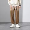 Мужские свободные брюки на завязках на весну и осень больших размеров, персонализированные уникальные повседневные брюки
