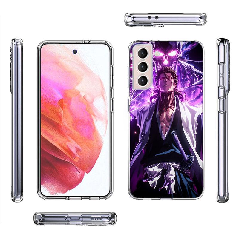 Чехол для телефона Bleach Айзен Сосуке для Samsung A16 A26 A36 A56 A17 A15 A25 A35 A55 A14 A24 A34 A54 A04S A05S Galaxy Note 20 10 9 8