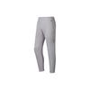 Solid Color Straight Leg Elastic Waist Knitted Sports Pants Men Bottoms Gray 952425503-2