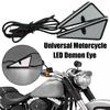 Motorcycle LED Triangle Demon Eye Flash Light High DIY Cha Fashion Decoration Creative Motorcycle Screw USB Brightness Tail M5K5