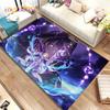 Genshin Impact Cartoon Game Area Rug, ковер для дома, гостиной, спальни, дивана, дверного коврика, кухонного декора, детский нескользящий напольный коврик