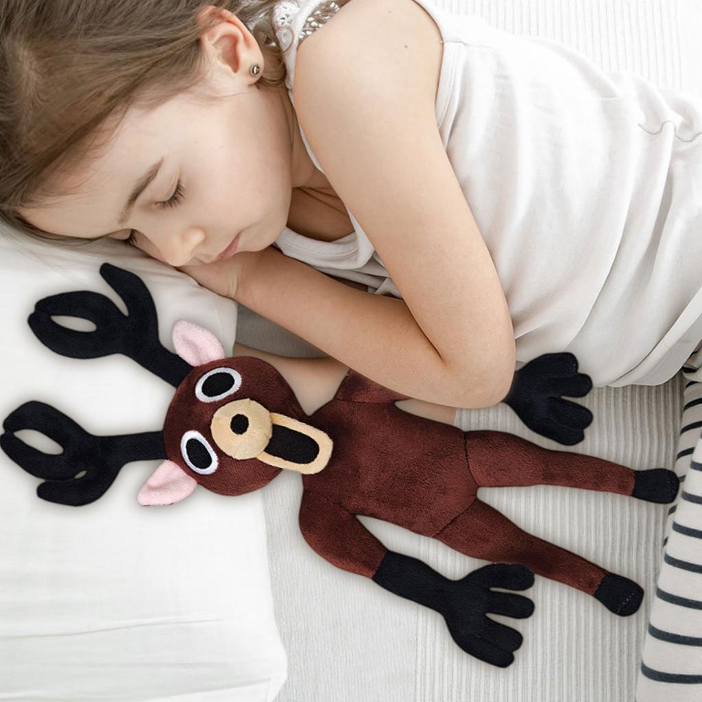 Horror Game Surrounding Elk Doll Prone Elk Plush Toy