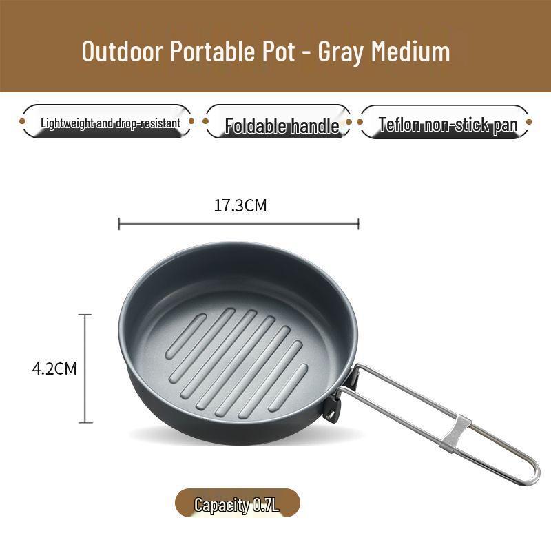 3-Piece Lightweight Outdoor Camping Cookware Set