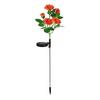 HeadeSolar Rose Light LED Garden Decoration Simulation Outdoor Waterproof Courtyard ParkGround Insertion Lawn Light