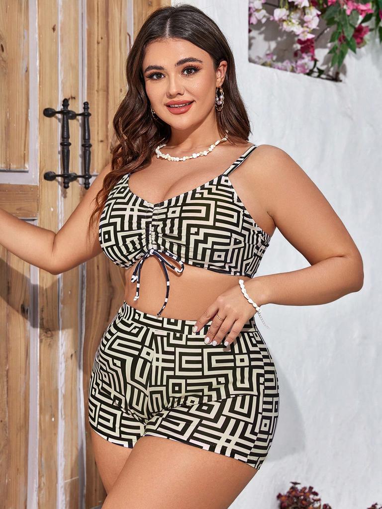 Feminine Bikinis 3 Pieses Set Plus Size 5xl Women's Push Up Swimsuit 2025 New Swimwear Women Bodysuit Sexy Women's Bathing Suits