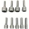 Ветрозащитный набор головок, термообработанный, шестигранный 6,35 мм, размер резьбы 5-13 мм