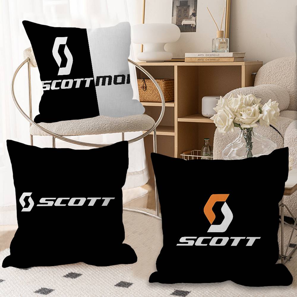 Scott Bike Cushion Cover Polyester Sofa Cushions Decorative Throw Pillows Home Decoration Pillowcover