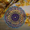10-Inch Metal Wind Spinner | Multi-Color Reflective Garden Decor with 360° Rotating