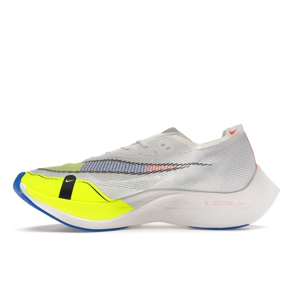 Nike ZoomX Vaporfly Next% 2 White Volt Racer Синие мужские кроссовки Черные CU4111-103