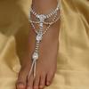 1 Женская Мода Серия Цепочек с Когтями Многослойная Цепочка для Ног Открытый Пляжный Туризм Пляжный Банкет Вечеринка Фестиваль Подарок