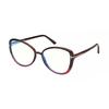 Tom Ford Ft5907 B Блокировка синего света 055 Женские очки