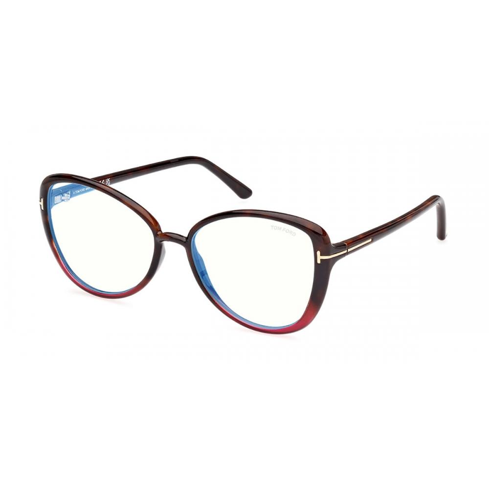 Tom Ford Ft5907 B Блокировка синего света 055 Женские очки