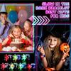 10 шт. светодиодных браслетов, светящихся в темноте, сувениры для вечеринок для детей, подарки на день рождения, призы для класса, карнавальные награды, забавная интерактивная игрушка