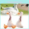 Мягкая плюшевая игрушка-гусь, брелок, мини-чучело животного, украшение для сумки, размер 18 см